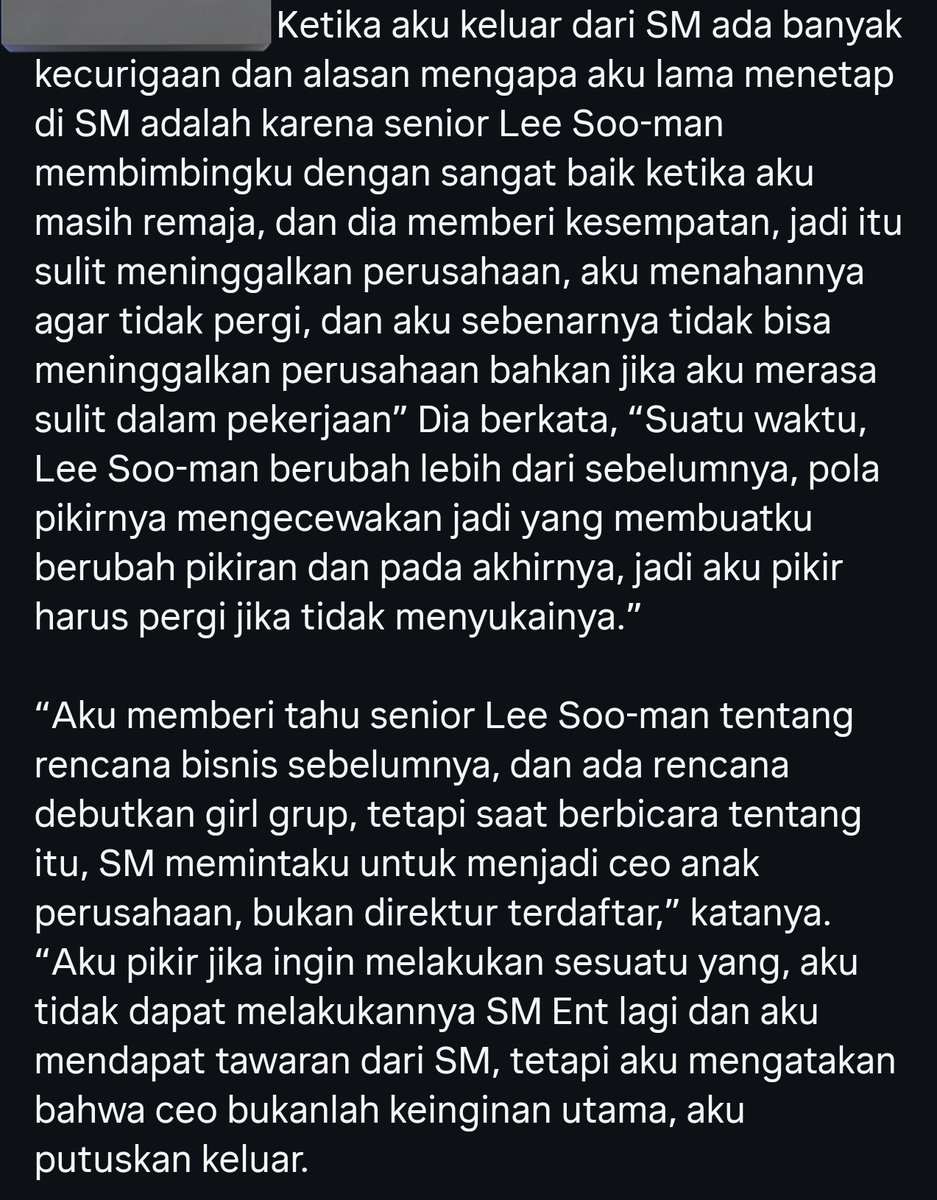Faktanya
1. CL dan MHJ gak pernah war masalah CEO, mhj gk tertarik dengan posisi CEO
2. MHJ kecewa dengan pemikiran LSM karena konsep SMNGG pilihan LSM vs MHJ berbeda. LSM maunya metaverse, MHJ maunya kek NJ

So stop share misinformation yang nyesatin, gw drop proofnya nih: