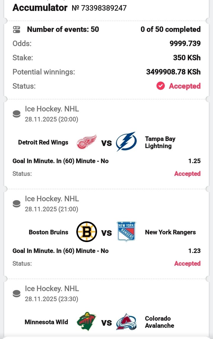 chronicle_tips's tweet image. 💥ICE HOCKEY 🏒 💥
⚡️Grab on DB-BET ⚡️
♻️Pin 📍 
🎯9999 Odds

        Register here‼️‼️‼️‼️
REG📲📲 db-bet.co/DBO_
#Promocode 👉DBO 
#Boookingcode👉UC7TR
DownloadApp📲📲 db-bet.co/DBO_App_
      
               #BESTOFLUCK🍀🍀