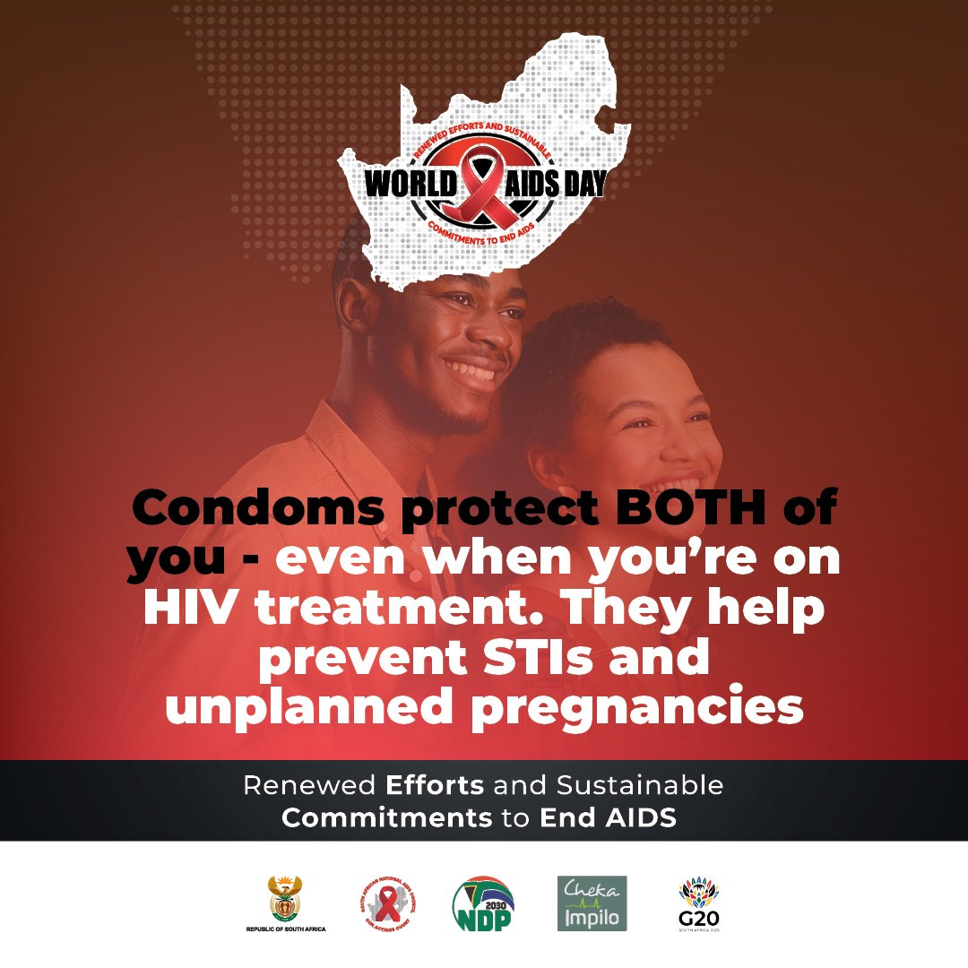 WestRandHealth's tweet image. Continue to use condoms to protect yourself from sexually transmitted infections.  #AsibeHealthyGP #EndAIDS