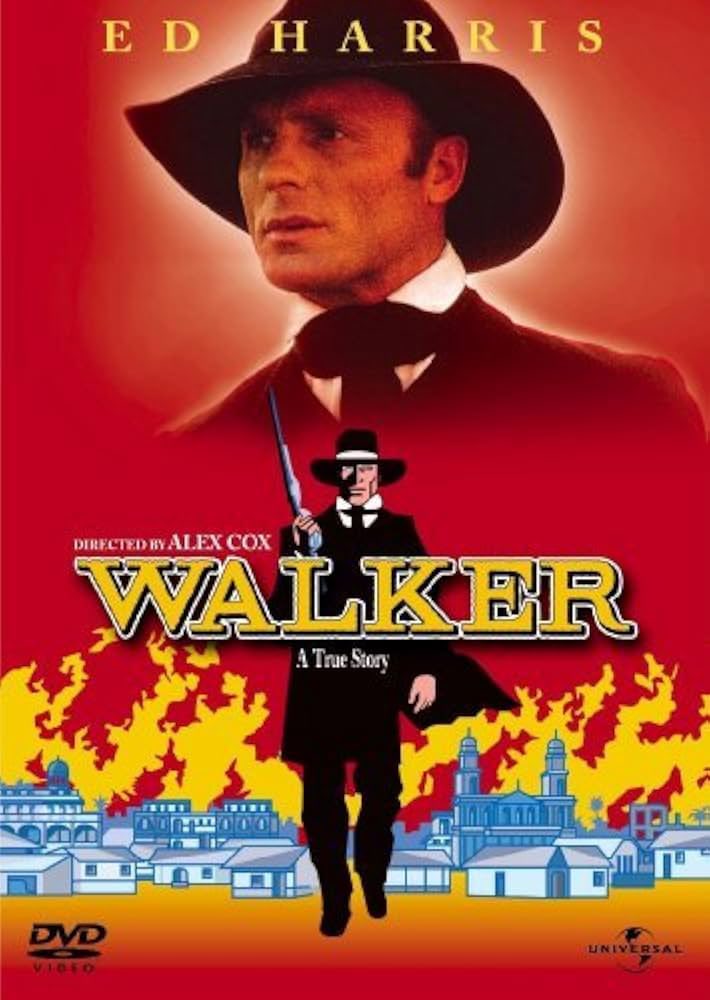 ryuichitsujii's tweet image. 今夜はアレックス・コックス監督作品『ウォーカー』の上映会in自室。主演エド・ハリス、音楽ジョー・ストラマー。