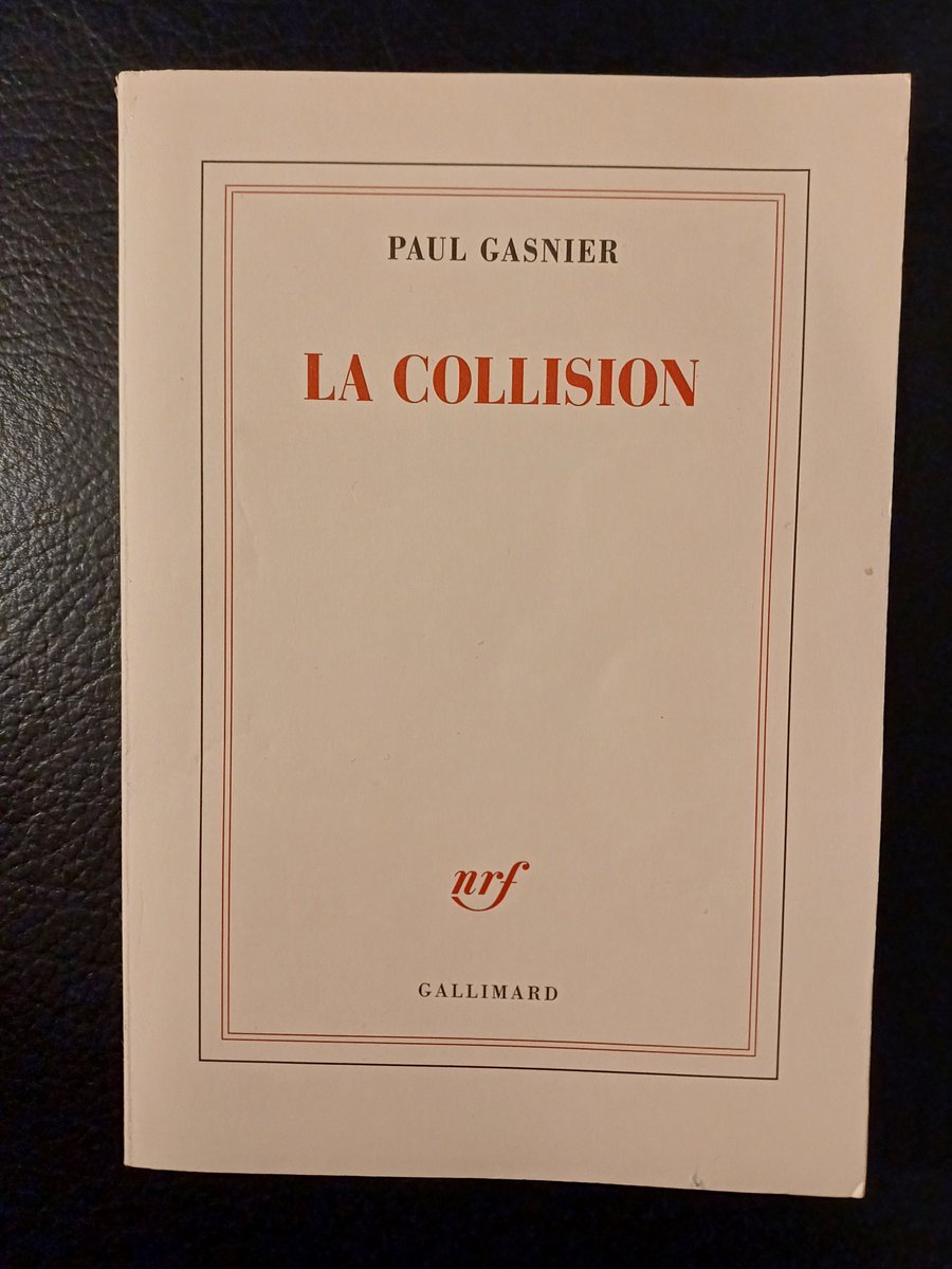FiquetCeline's tweet image. #vendredilecture Je termine &quot;La collision&quot; de Paul Gasnier