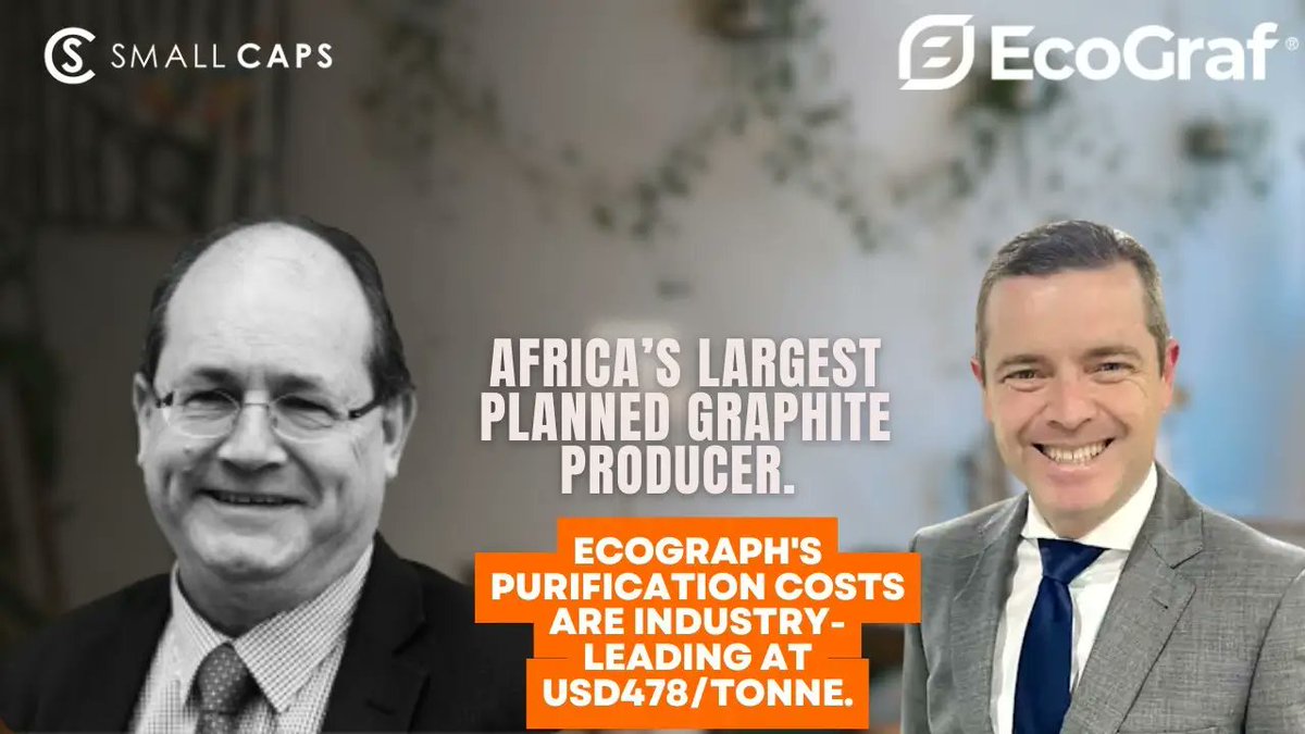 GOLDINVEST_en's tweet image. In this interview, @EcoGraf CEO Andrew Spinks discusses the Epanko graphite project&apos;s expansion plans, the $105 million financing round, and the development of an integrated battery materials hub.

Watch the video now 📽️ goldinvest.de/en/video/ecogr…

$EGR #graphite