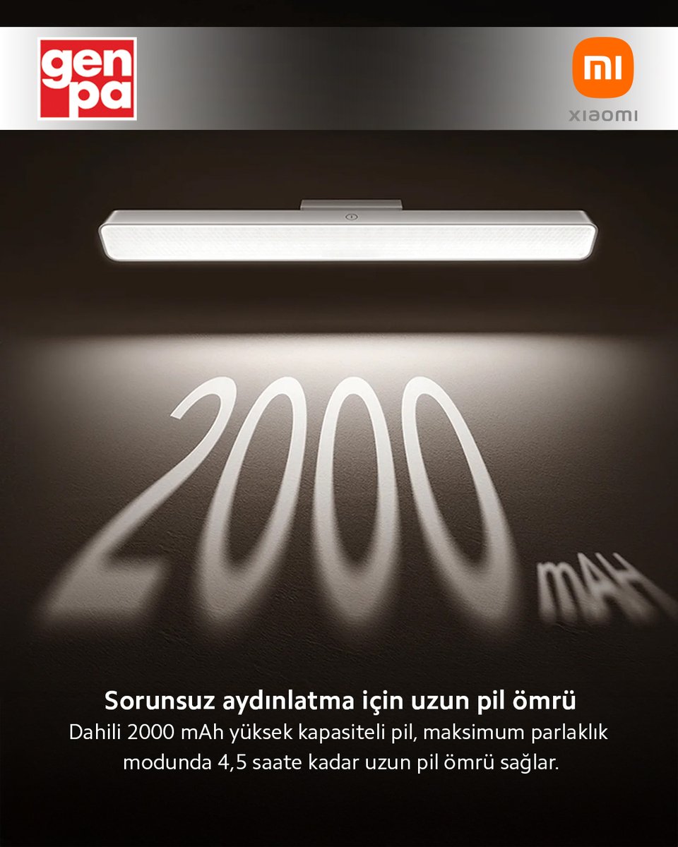 Xiaomi Magnetic Reading Light Bar ile Okuma Keyfini Yeniden Keşfet!🧡

✅ Ayarlanabilir Işık Açısı
✅ Göz Dostu Aydınlatma
✅ Manyetik Montaj
✅ Minimalist Tasarım
✅ Uzun Pil Ömrü

🛒 Satın almak için: l24.im/VMB2fl 

#genpa #xiaomi #akıllıev #lightbar #ışık