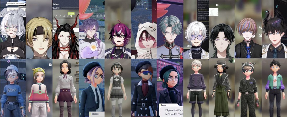 🌈NIJIEN OOTD in pokemon ZA