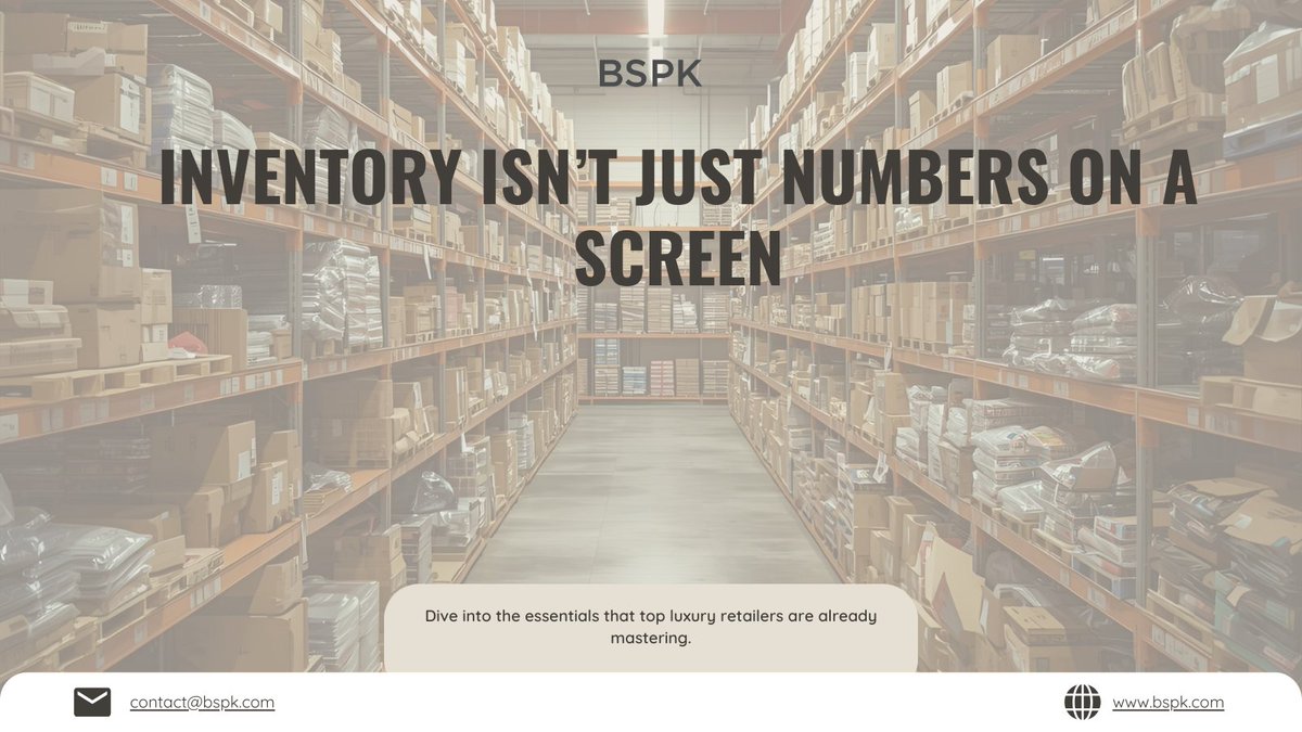 BSPKluxury's tweet image. Inventory isn’t just stock.

Learn more ➡️ bspk.com/post/what-to-k…

🔗 Link in bio!
#inventorycontrol #unifiedcommerce #retailtech #omnichannel #stockmanagement #luxuryretail #clienteling #bspk #retailstrategy