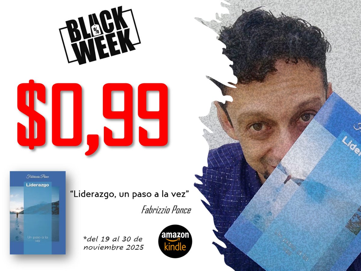 fabrizzioponce's tweet image. 🎁 Hasta el 30 de noviembre, podrás adquirir &quot;Liderazgo, un paso a la vez&quot; (2020) en su edición digital para dispositivos #kindle por solo $0,99❗

✍️ Contiene 52 artículos sobre temas de #liderazgo, desarrollo personal y #motivación así como ..