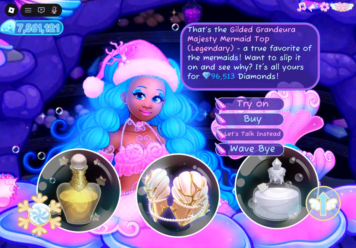 YALL I JUST GOT MY FIRST LEGENDARY MERMAID ITEM FROM THE MERMAID