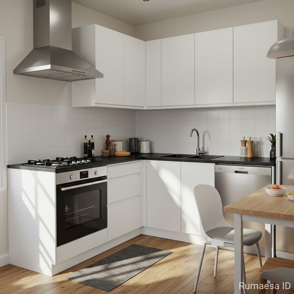 Rumaesa_ID's tweet photo. vibes dapur bersih di pagi hari 🥰 #kitchenset #pantry #dapur https://t.co/cQAprvfHWg
