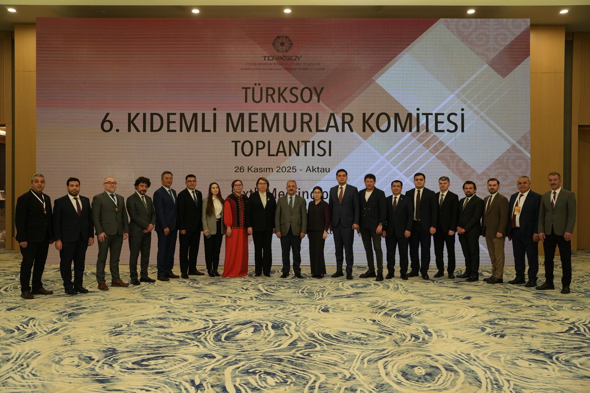 Yoğun tartışmaların yaşandığı, hızlı çözümlerin gerçekleştiği, maziden atiye uzanan Türk Dünyası kültür ve sanatında ortak yol haritasının belirlendiği TÜRKSOY kıdemli memurlar toplantılarından biri daha sona erdi 🇦🇿🇰🇿🇰🇬🇺🇿🇹🇷🇹🇲