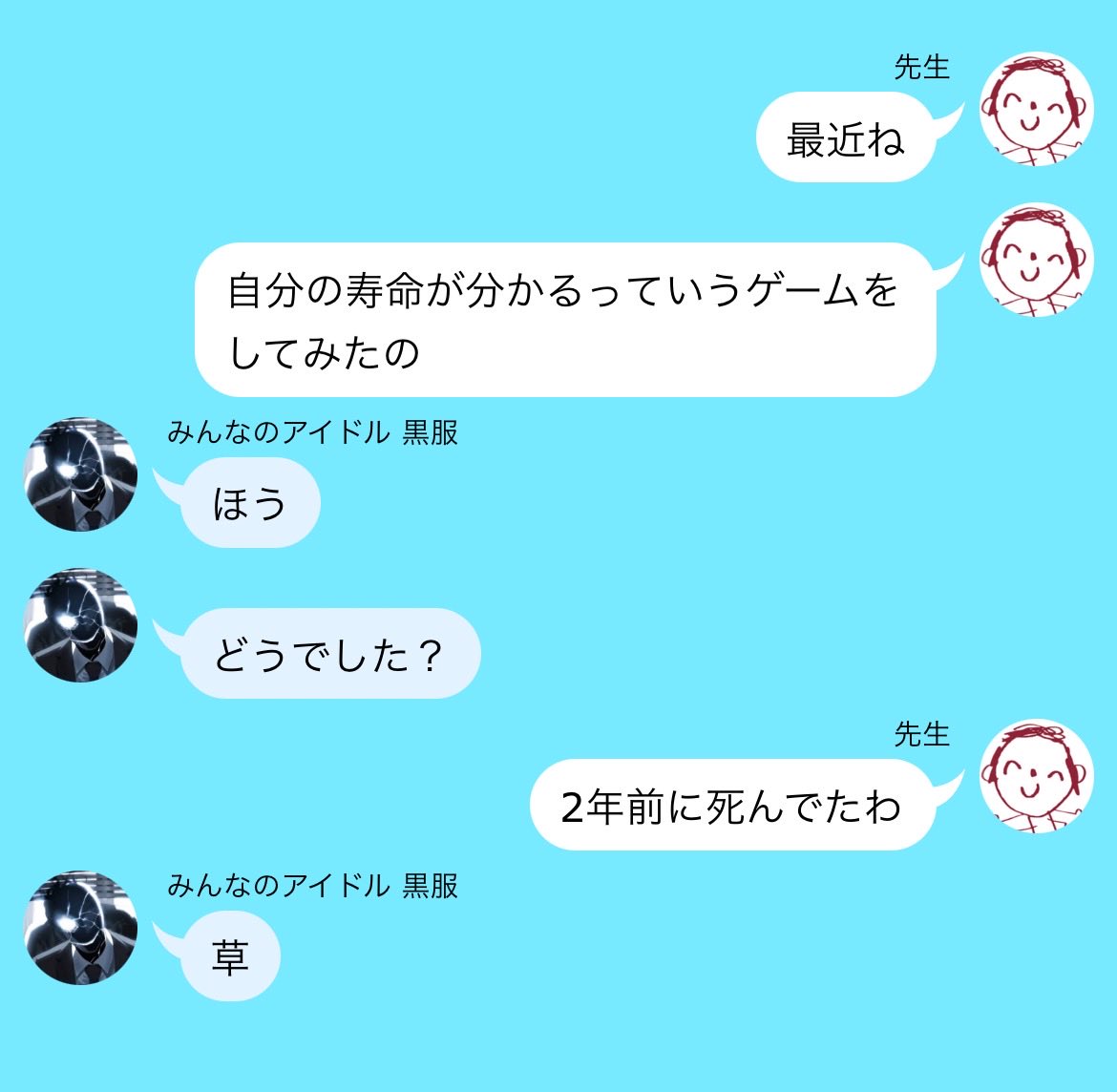 自分の寿命が分かるゲーム #ブルアカトーク