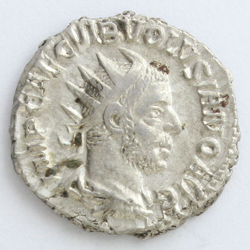 TKC064 ウォルシアヌス帝のアントニニアヌス銀貨 TKC064 ウォルシアヌス帝のアントニニアヌス銀貨 TKC064