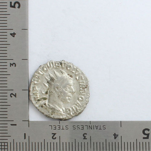 ローマ帝国 アントニニアヌス銀貨 ウォルシアヌス帝／コンコルディア