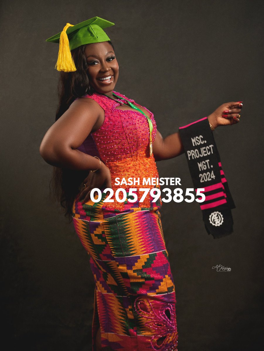 sash_meister's tweet photo. Bringing colours, culture, and creativity to life, one Kente sash at a time. Congratulations @_maame_tima_ your achievement is our pride. We appreciate you graduating with us. ππ
#Kente #KenteSash #SashMeister #Graduation #Wemove #University #knust https://t.co/gpAZRmxMTe