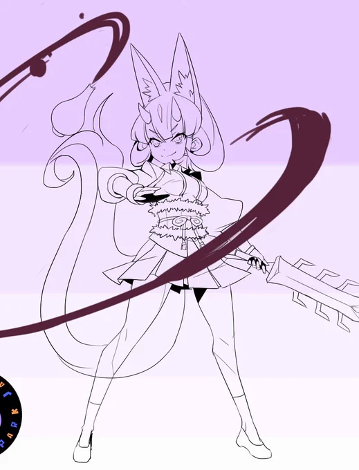 #けものフレンズ #けもフレ3 #イラスト 下書き。 神引き感謝