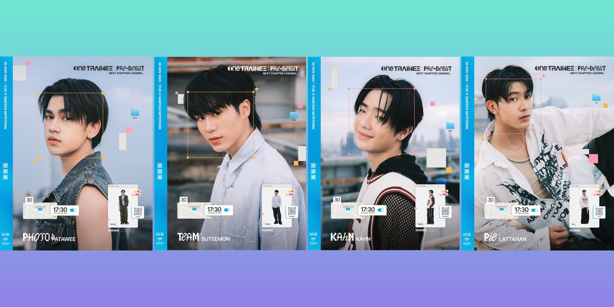 Zokzakdara2's tweet image. “ช่องวัน 31” บุกตลาด T-Pop!! ส่ง Boy Group วงใหม่ ภายใต้ “One Music” เตรียมเดบิวต์ ต้นปี 2026

facebook.com/share/p/14P9LM…

#onetraineePreDebut
#onetraineeNextchapterLoading 
#onetrainee