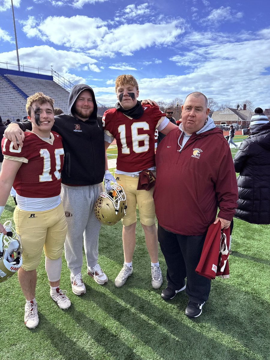 qdowd08's tweet photo. Greatest 4 years of all time. Thank you @DohertyFootball  #Highlander #family https://t.co/2wb8ebwN6K