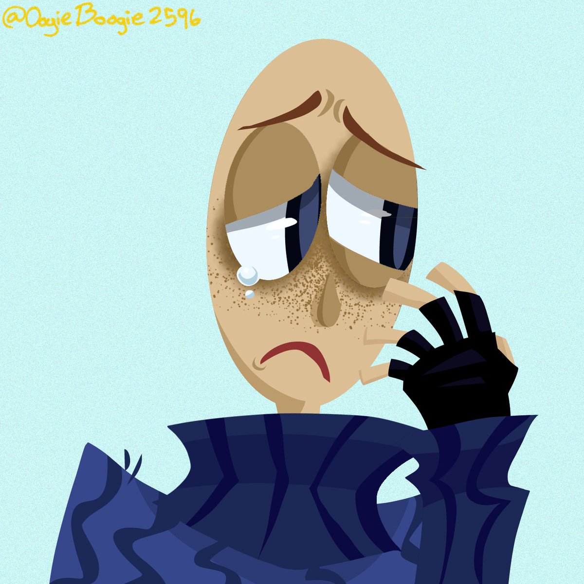 OogieBoogie2596's tweet image. Messing around with the lasso tool on ibis paint x again! And I drew the jelly bean boi 🥹🥹♥️♥️

#bbieal
#BaldisBasics 
#badsum