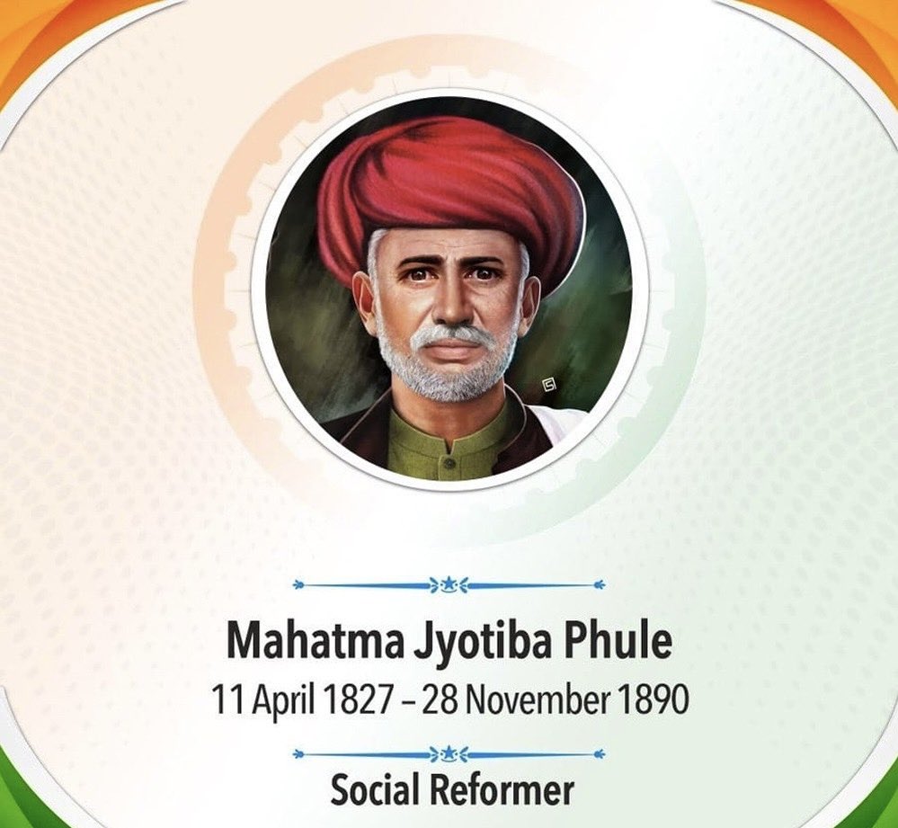 Rajendrainc's tweet image. महात्मा ज्योतिबा फुले की पुण्यतिथि हमें बराबरी, शिक्षा और सामाजिक न्याय के लिए उनकी निडर लड़ाई की याद दिलाती है।

उनके विज़न ने दबे-कुचले लोगों को ताकत दी और भारत की अंतरात्मा को जगाया।

हम उनकी हमेशा रहने वाली विरासत का सम्मान करते हैं।