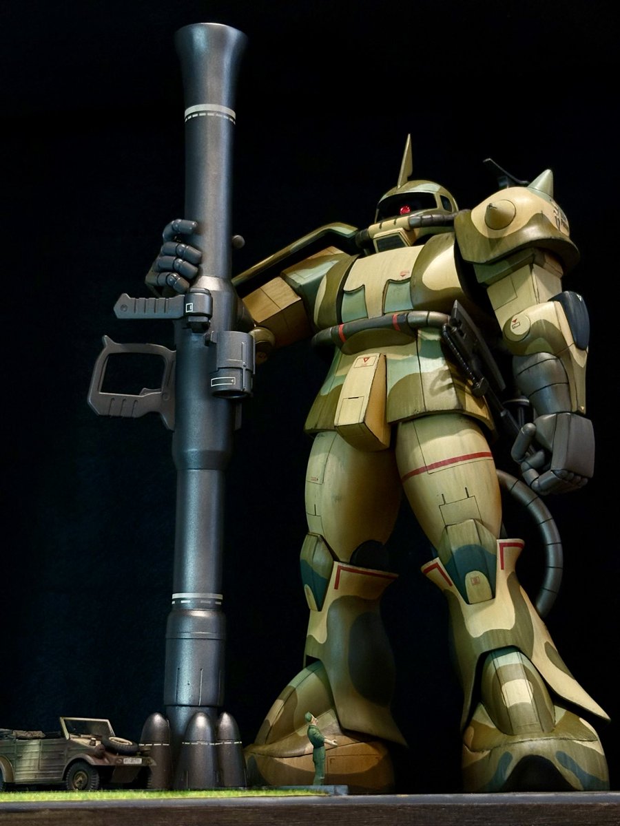 nabeo0822's tweet image. #過去作を擦りまくれ
＃月刊ホビージャパン
＃オラザク
第28回オラザク選手権　ガンプラ部門
にて一次通過しましたので、擦らせてください🙇✨得票は78pt！前回のメカニックガンダムと同得点😀✨初めての1/60サイズへの挑戦、筆塗り迷彩への挑戦、とテーマを設けて製作しました！皆々様に感謝です！🙇