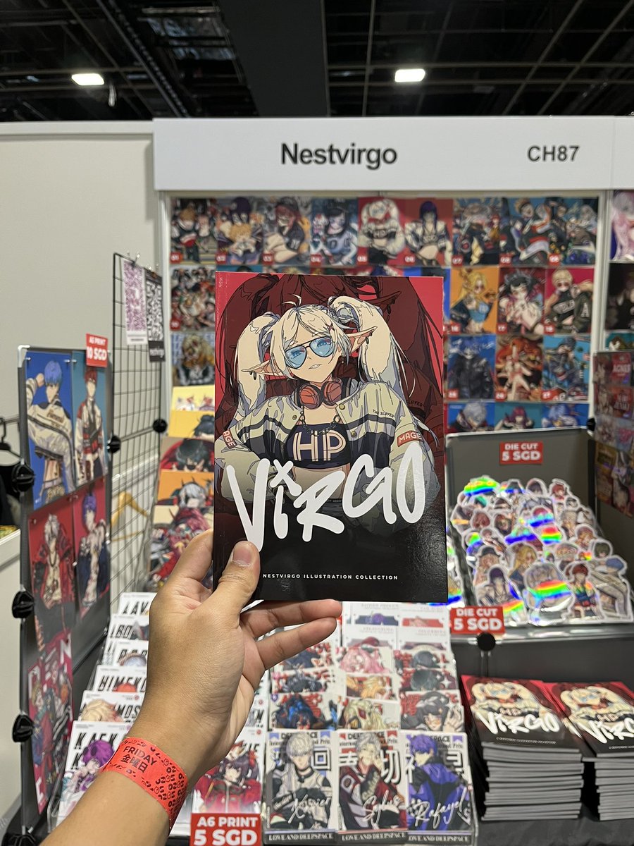 nest_virgo's tweet image. here in Singapore for @animefestasia AFA! 🇸🇬

I’m at table 87! See you guys here🫶🏻