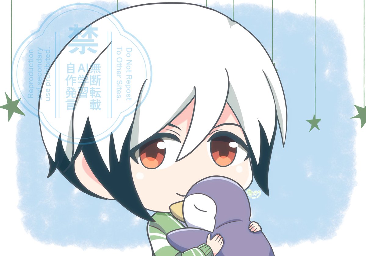 SideM】 TLに載せてなかった去年の絵 想楽くんおめでとう🐧 #北村想楽