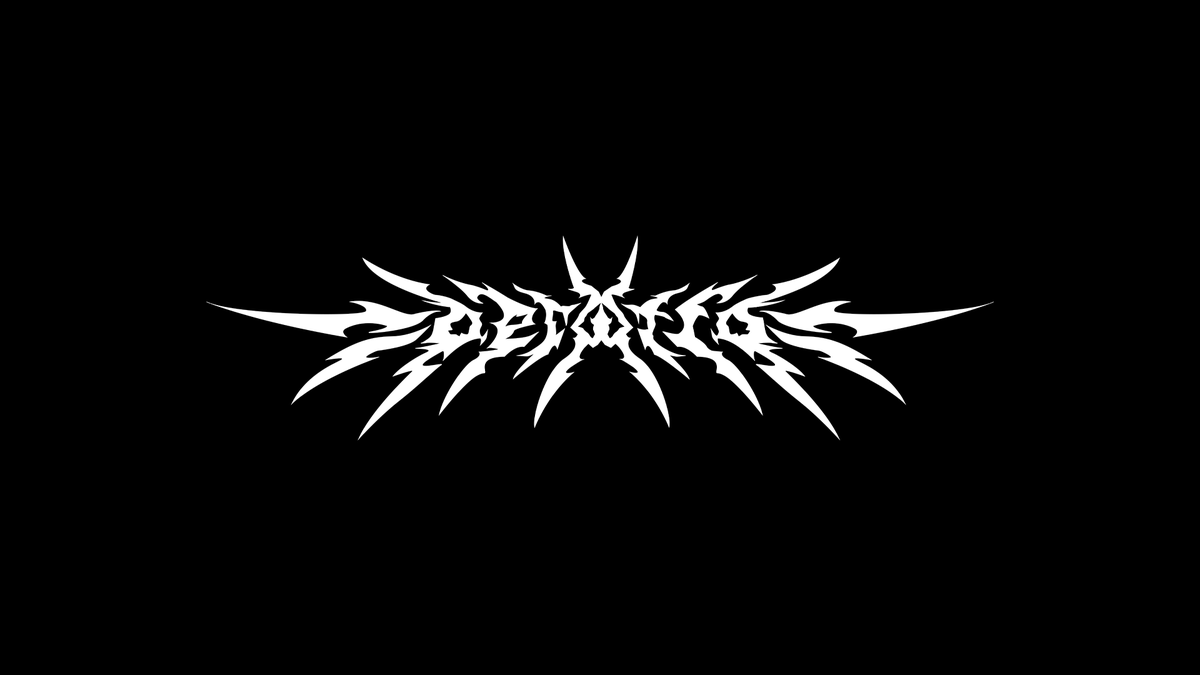 death metal logo style, first and last, of course for me.