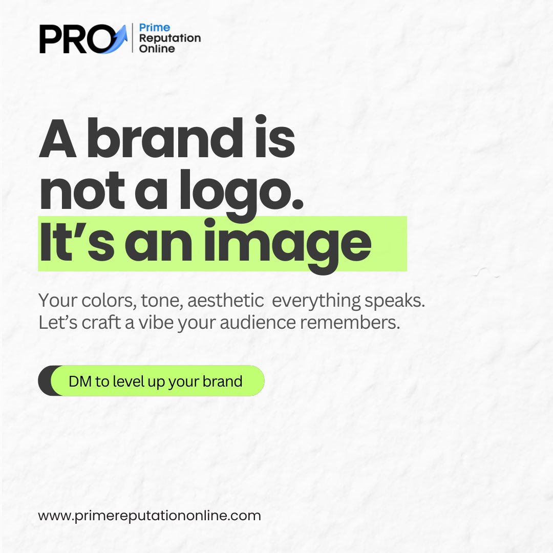 primeORM's tweet photo. A brand is more than just a logo, it’s the image you create in people’s minds.
Your colors, tone, design, and overall aesthetic silently communicate who you are long before you say a word.
 #BrandIdentity #OnlineReputationManagement #branding #marketing #OnlineBusiness #viral https://t.co/0HtNbpzVez
