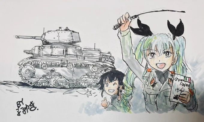 アンツィオってM40とセモベンテはともかく小さなタンケッテが主力なのは厳しい イタリア戦車を使うチームと聞いた時はおそらくM13/40あたりがメインと思ったけど。せめて発展型のM14/41ならそれなりの火力や何とか機動力もありそう でもノリと勢いはアニメ化のらぶらぶ作戦にはまるから絶対観ます。