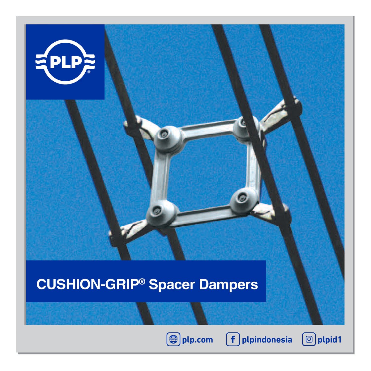 PLPID's tweet image. CUSHION-GRIP® Spacer Dampers dirancang dan berfungsi untuk menjaga jarak antar konduktor agar tidak bersentuhan.
Elastomer rubber dirancang menahan laju panas sampai 125 ˚C akan tetapi juga tersedia untuk temprature tinggi sampai 200 ˚C.

#PLPID #PLP #Energy #PLN #Electric