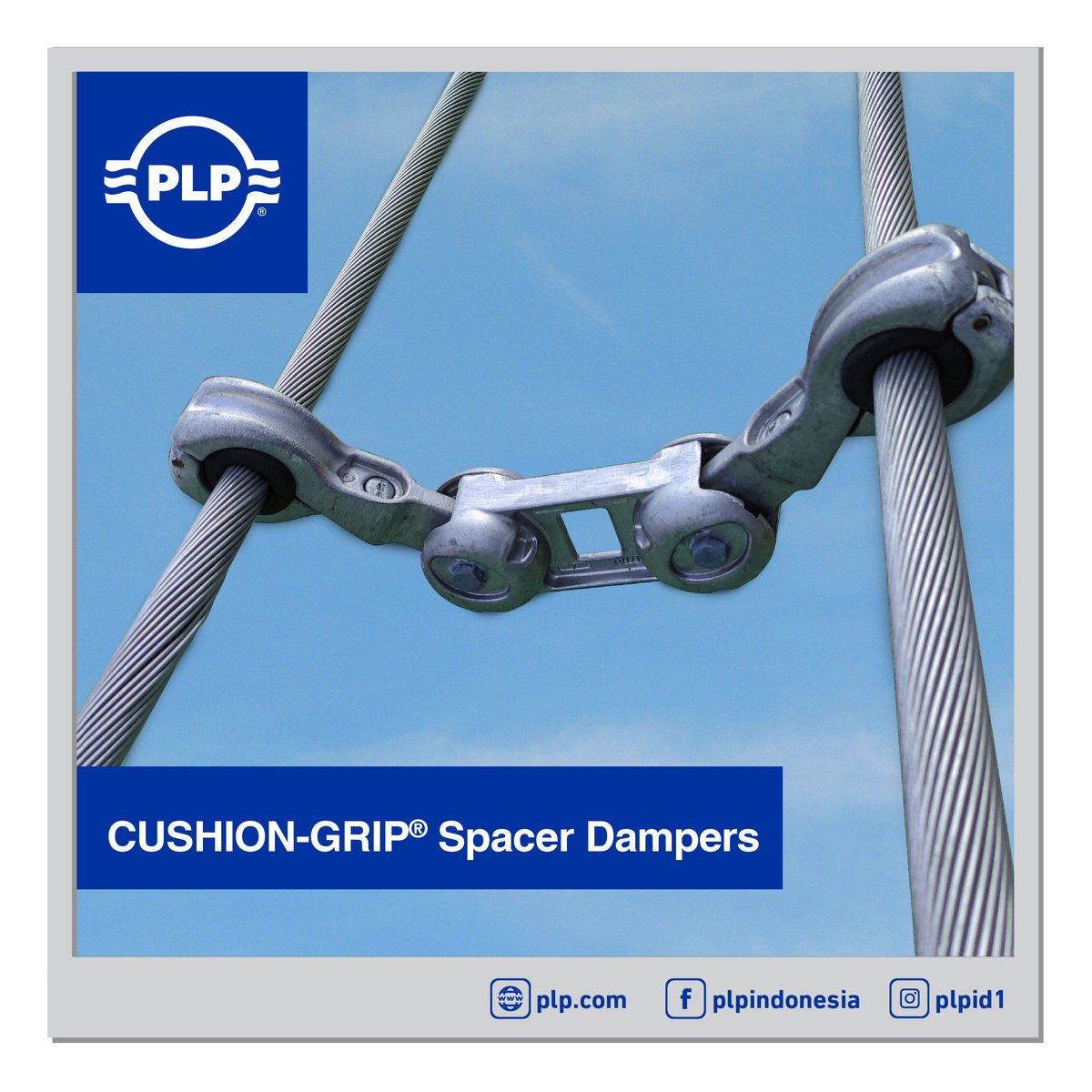 PLPID's tweet image. CUSHION-GRIP® Spacer Dampers dirancang dan berfungsi untuk menjaga jarak antar konduktor agar tidak bersentuhan.
Elastomer rubber dirancang menahan laju panas sampai 125 ˚C akan tetapi juga tersedia untuk temprature tinggi sampai 200 ˚C.

#PLPID #PLP #Energy #PLN #Electric