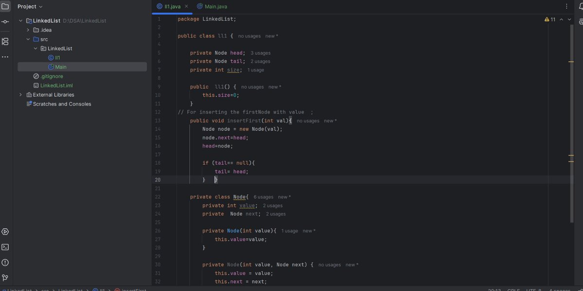 SaurabhSin8534's tweet image. 🎯DAY 85 of #100DaysOfCode 

&amp;gt;Solved 1 leet code medium question of stack.@LeetCode

&amp;gt;Solved 1 medium level question of stack @geeksforgeeks 

&amp;gt;Studied the concept of linked list @kunalstwt 

💻💻 final sem is so near .

#LeetCode #CodingJourney  #geeksforgeeks #LearningInPublic