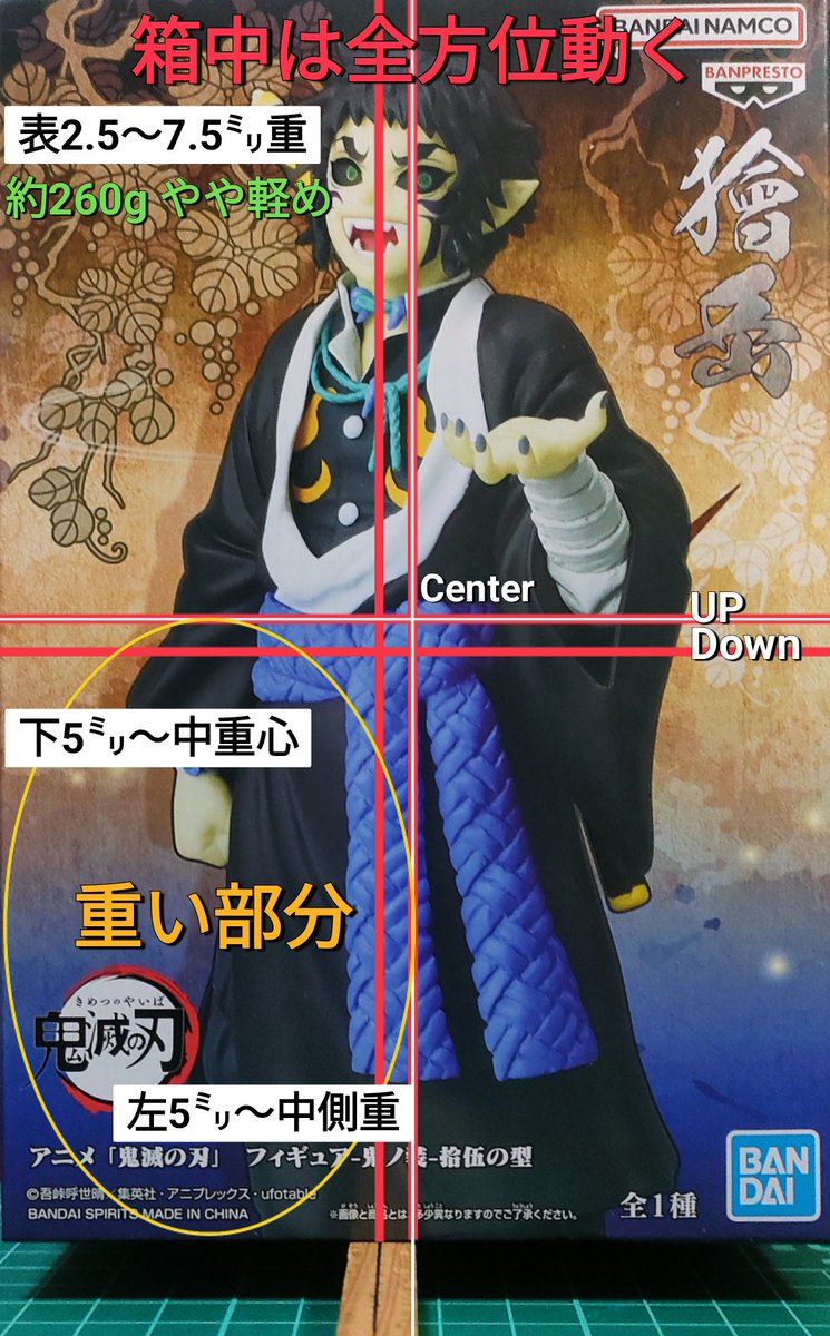 重心情報 アニメ「鬼滅の刃」 フィギュア-鬼ノ装-拾伍の型 獪岳