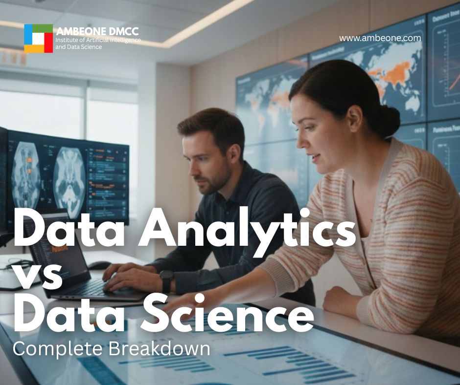 ambeonetraining's tweet image. Data Analytics vs Data Science: Complete Breakdown.
Many learners get confused choosing between Data Analytics and Data Science. Both sound similar—but they lead to different skills and career paths.

READ MORE: ambeone.com/data-analytics… 

#dataanalytics #datascience  #Ambeone #uae