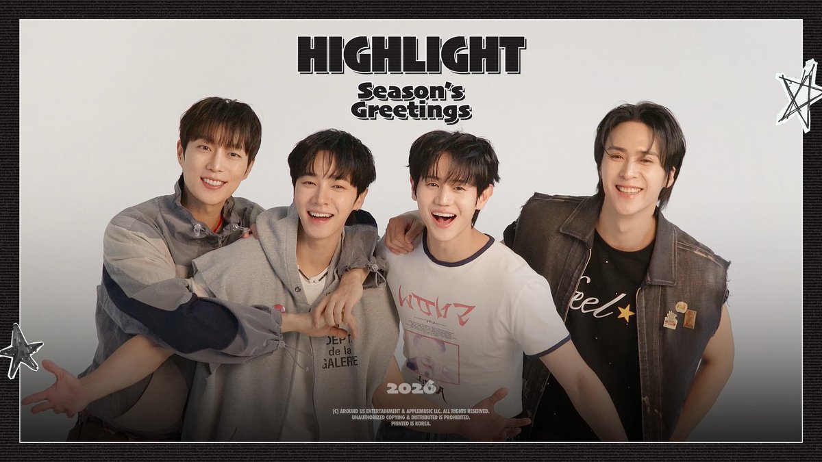 Highlight_AUent's tweet photo. [TEASER] 하이라이트(HIGHLIGHT) - HIGHLIGHT 2026 SEASON'S GREETINGS

💡2025년 11월 28일 (금) 오후 5시
💡https://t.co/tSbX25u2sc

#하이라이트 #HIGHLIGHT
#비스트 #BEAST
#윤두준 #YOONDUJUN
#양요섭 #YANGYOSEOP
#이기광 #LEEGIKWANG
#손동운 #SONDONGWOON https://t.co/VJkz0lOXpy