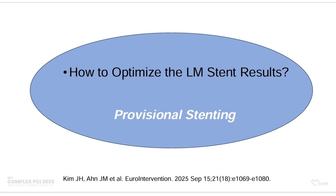 Zill_cardio's tweet photo. #COMPLEXPCI2025
What is the cut-off for Optimal MSA in LM Crossover Stenting ⁉️
Proximal LM MSA : 11.4mm2
Distal LM MSA : 8.4mm2
Proximal LAD MSA : 8.1mm2
#LMPCI #ProvisionalStenting #Imagefirst @summitmd_cvrf #1/2 https://t.co/vhhbbegTI9