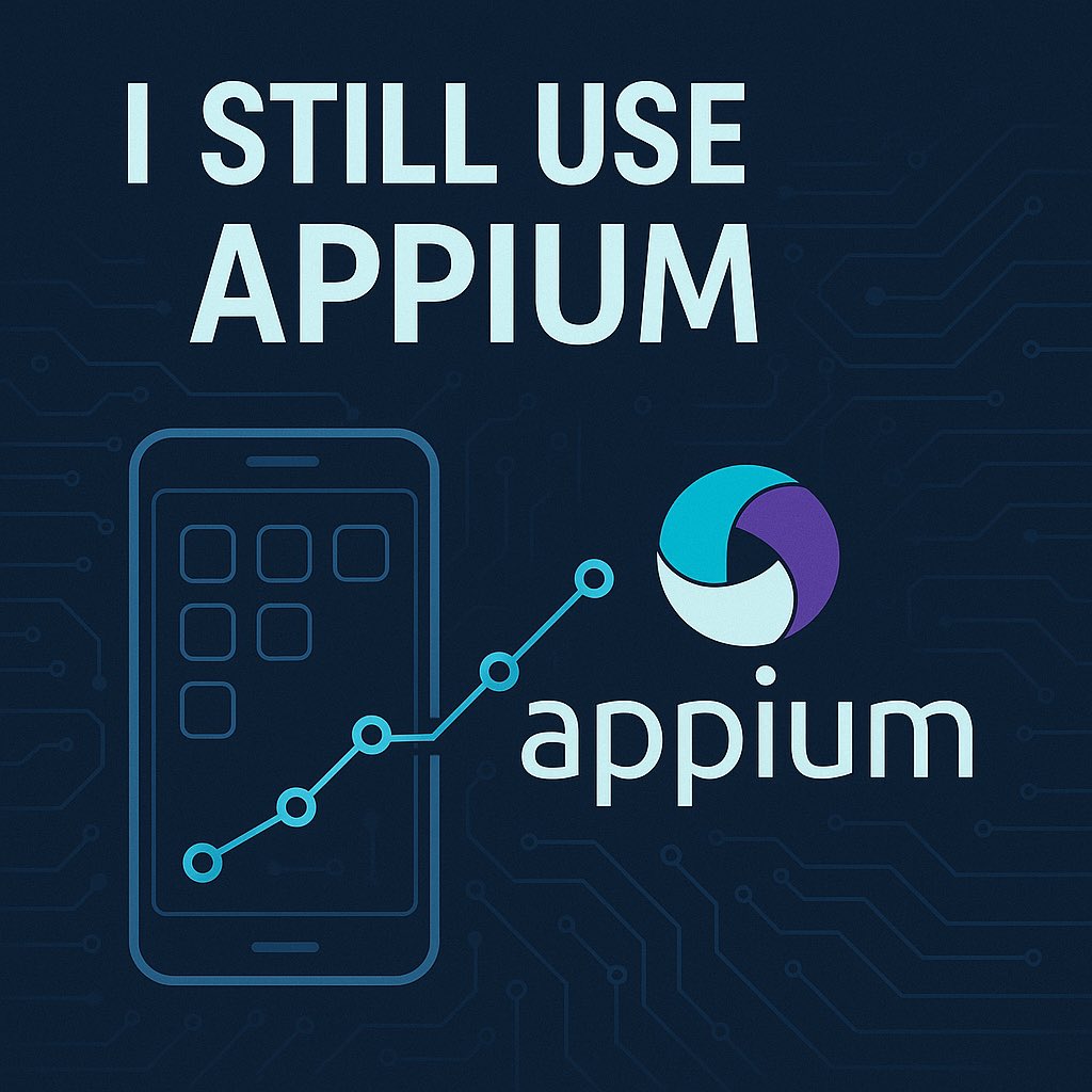 BeingDevyani's tweet image. 🚀 Still using Appium — and proud of it!
Stable. Reliable. Open-source.
In a world full of new tools, Appium still delivers 🔥📱
#Appium #MobileTesting #AutomationTesting #QALife #SDET