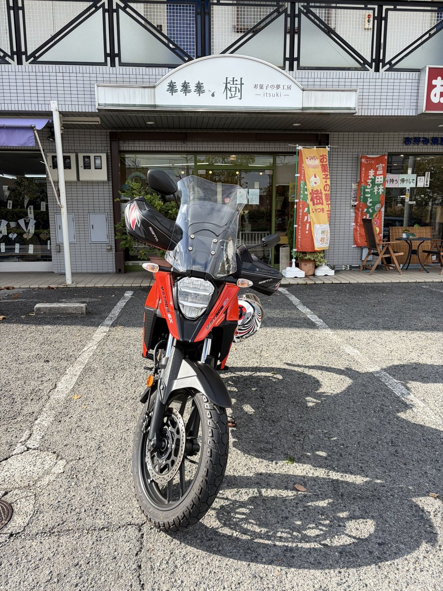 フォローワーさんに教えて貰ったお店に来ました😊 バイクなのでケーキ