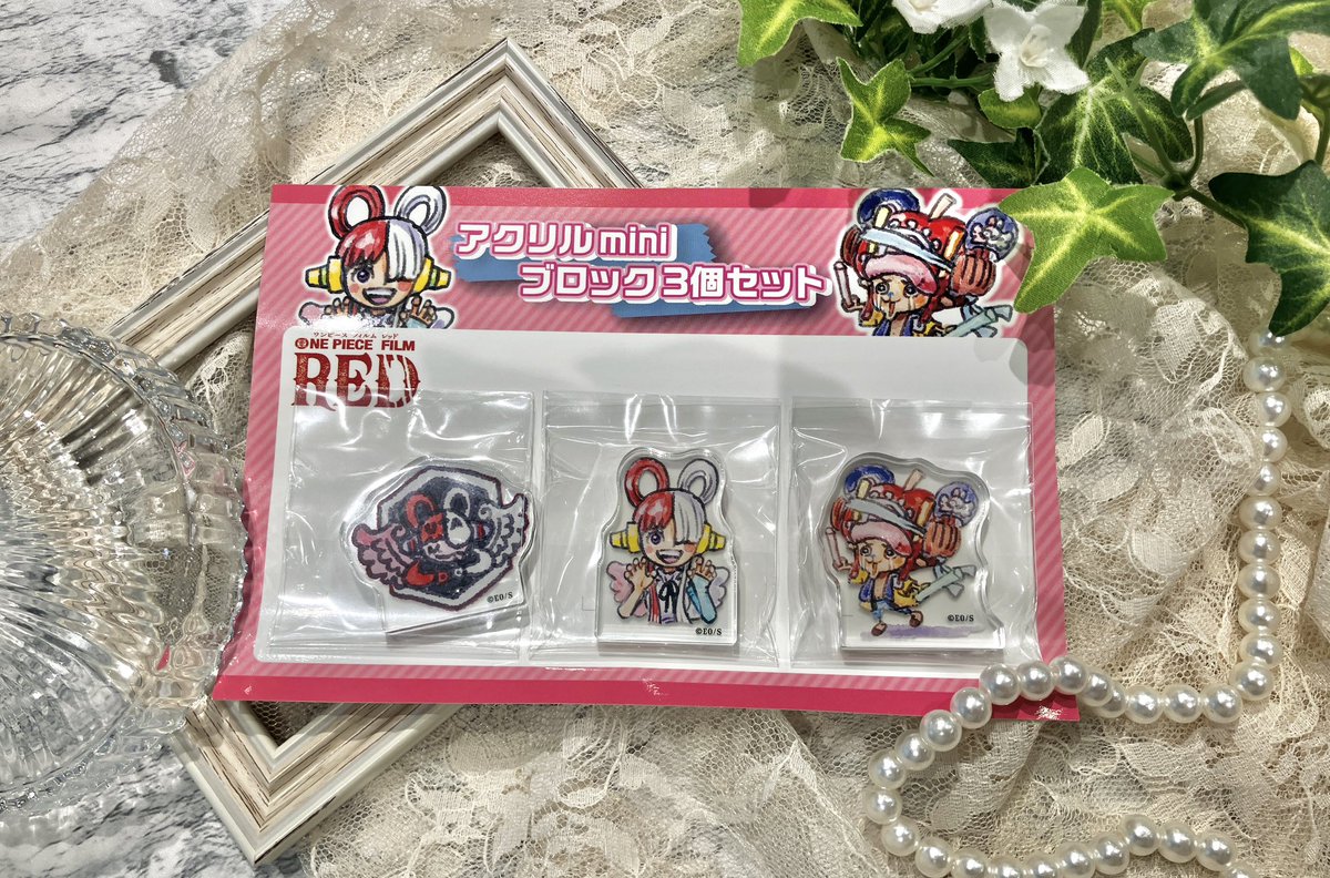おすすめ商品】原画商品 「ONE PIECE FILM RED」 アクリルminiブロック