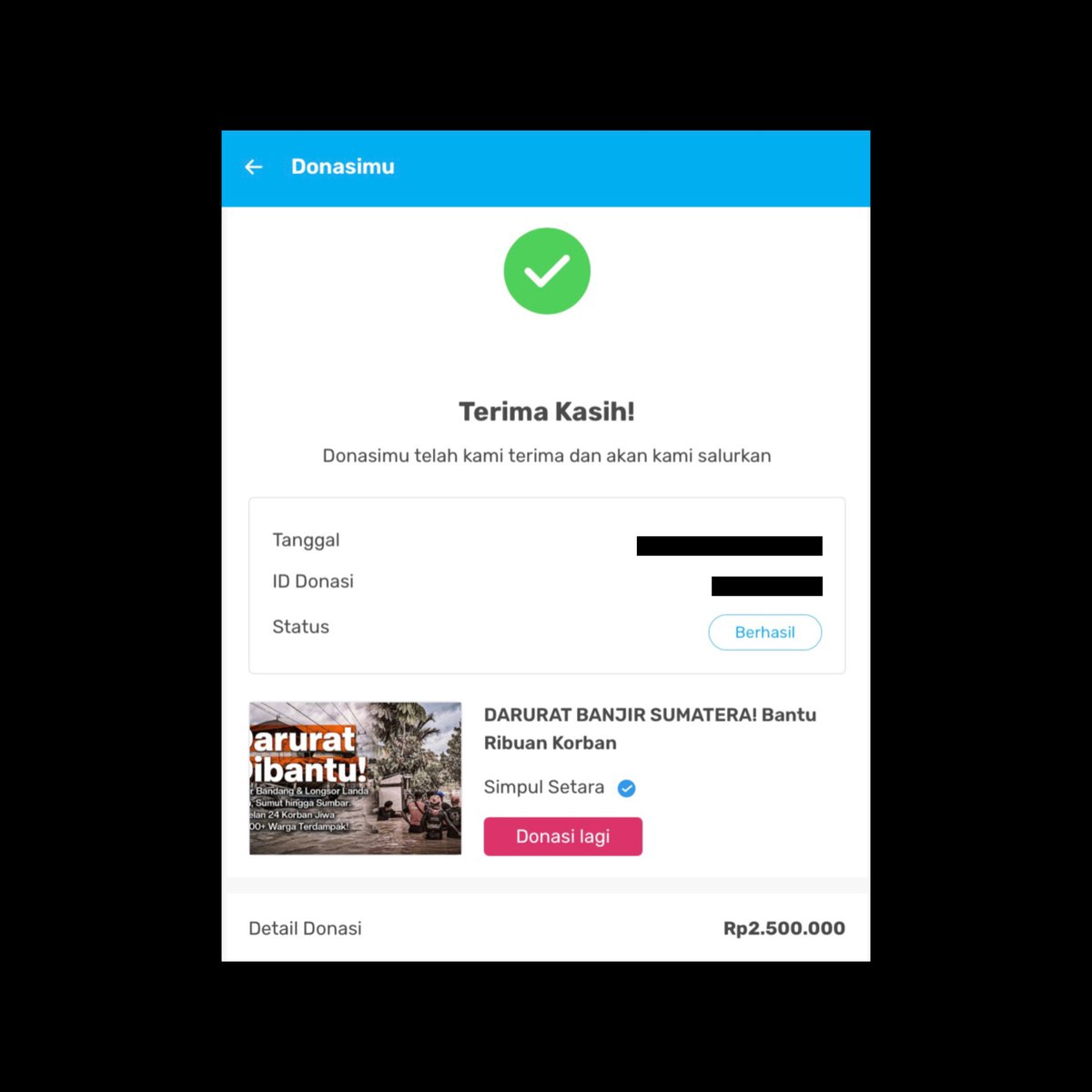 suarmentari's tweet image. Atas nama Carmen, Suar Mentari mendonasikan bantuan untuk bencana di Sumatera melalui platform donasi yang tersedia.

Semoga tiap individu sadar betapa pentingnya mitigasi bencana, juga besarnya dampak deforestasi bagi alam. 

#CARMEN #카르멘 #カルメン 
#Hearts2Hearts #하츠투하츠