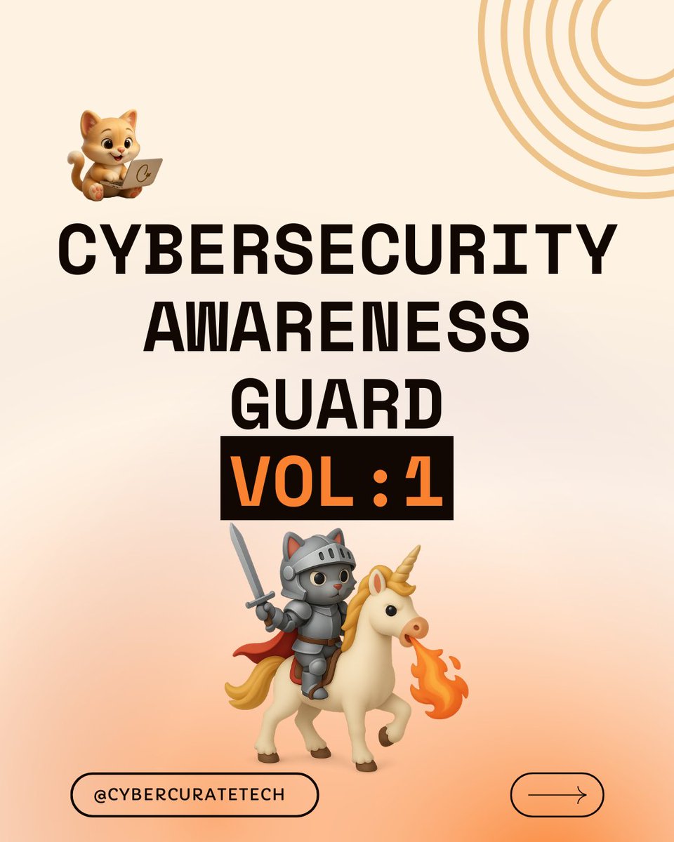 CyberCurateTech's tweet image. 🔒One UNWARE click triggers most security breaches.🛡️

Turn every employee into your ultimate shield. Train once → protect forever.

Security is EVERYONE’S fight.

Vol 2 drops soon… don’t miss it! 🚀

#Cybersecurity #InfoSec #HumanError #SecurityCulture #CyberCurateTech