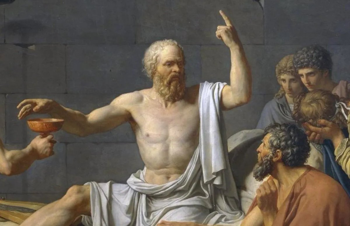 neet_sol's tweet image. &quot;Work is gay let&apos;s think really hard instead&quot; - Socrates, 430 B.C.