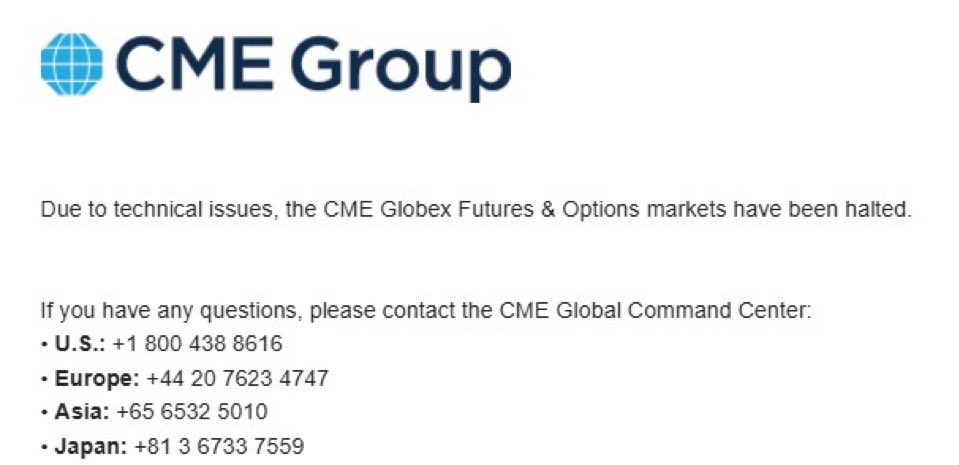 FreedomStocks's tweet image. The CME Group are scammers.

No valid reason why commodity futures trading was halted. 

Just ‘technical issues.’

Coincidentally, just as #Silver is about to breakout. 

Here’s the reality. 

#Silver is the most manipulated asset on earth.

Because it is the most UNDERVALUED…