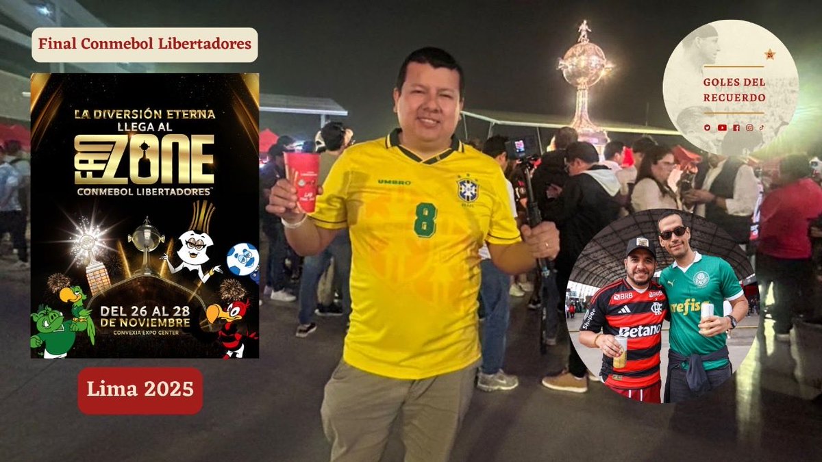 Fan zone Conmebol Libertadores Lima 2025 

youtu.be/ZvB_oK-5CXw?si…