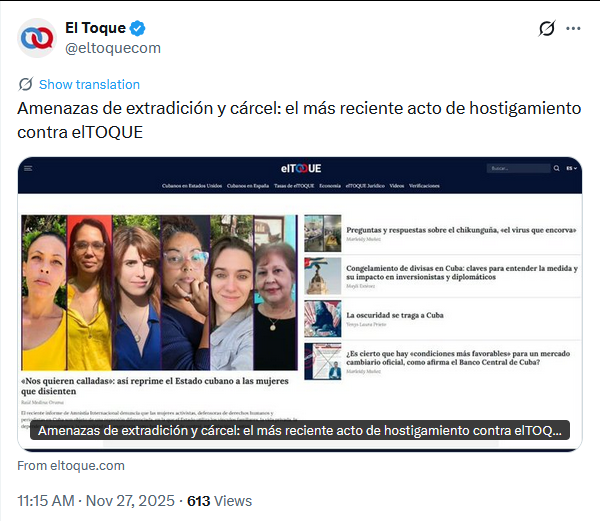 del #YoVotoVsBloqueo a extradición y carcel; o el cómo una tiranía valida a su propia opoficción...