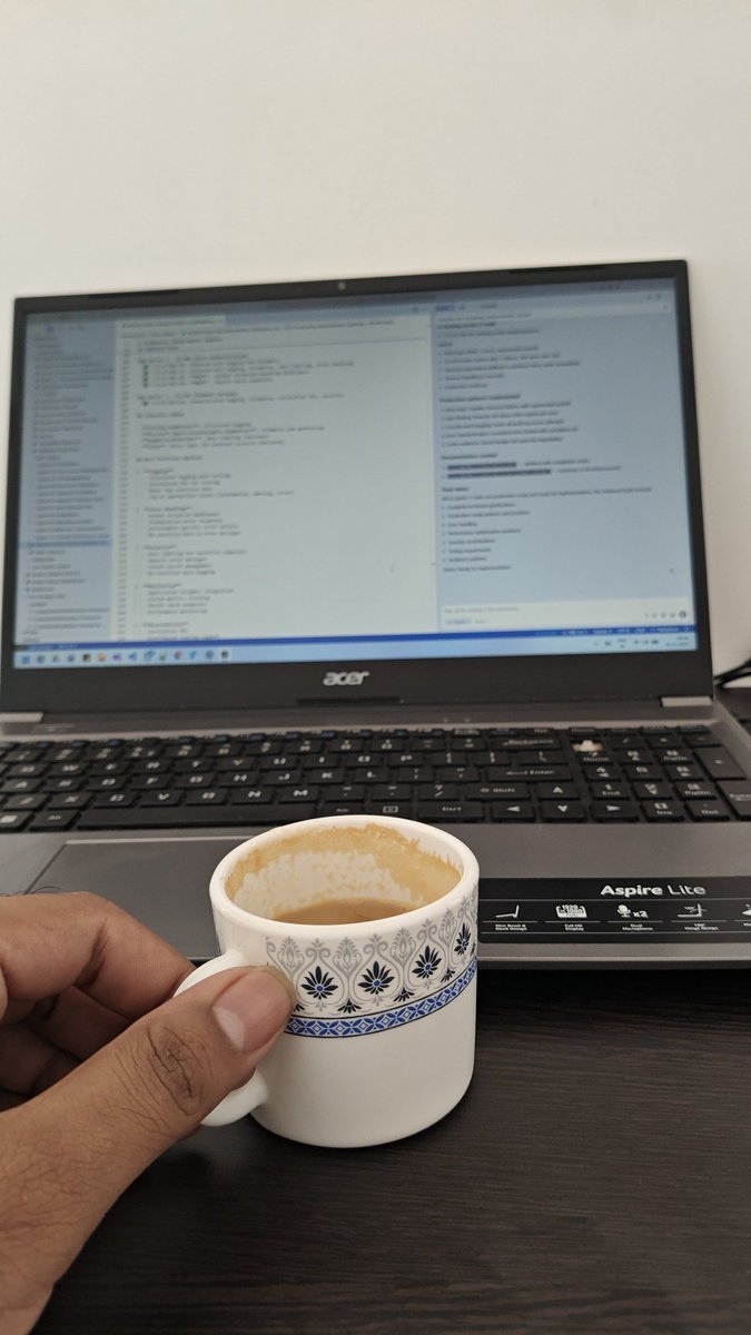Abhinavv_reddyy's tweet image. Fueling my coding session with a much-needed coffee break! ☕💻 This cup is keeping me going as I dive deep into lines of code. What&apos;s your go-to coding companion? 👇 #CodingLife #CoffeeBreak