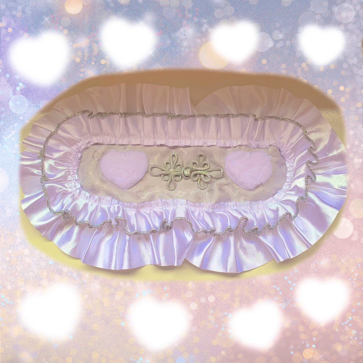 守り手からお供物でヘッドドレスいただきました！ ボリューミーで