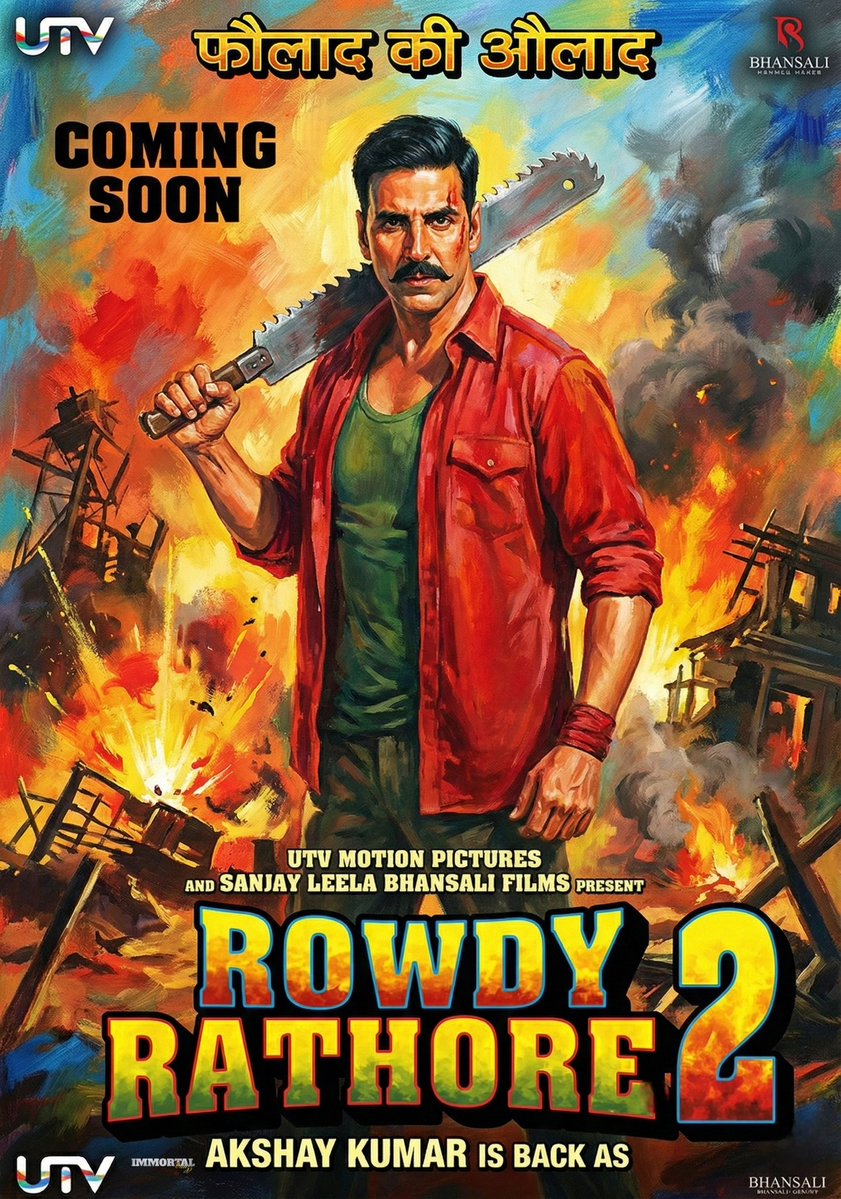 immortalkhiladi's tweet image. Rowdy Rathore 2 ✔️