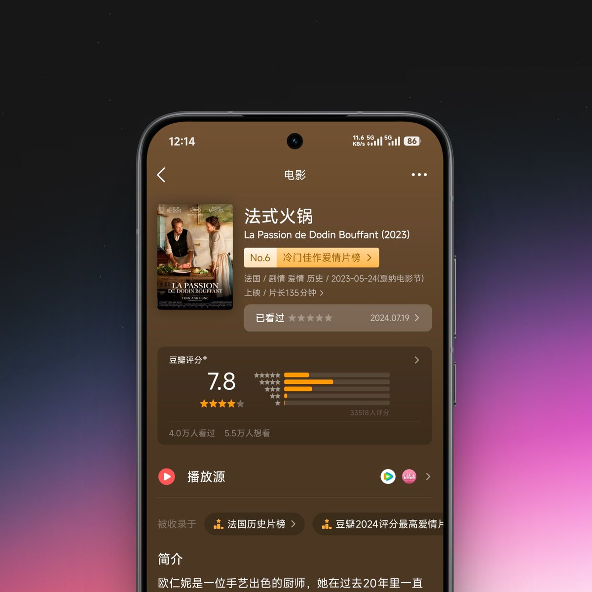 海报非常像这部，真实的电影《法式火锅》