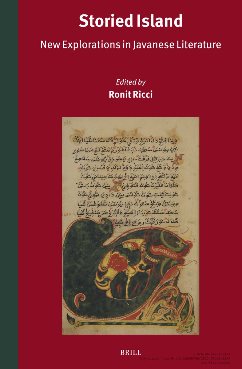 CatatNusantara's tweet image. Ronit Richie
STORIED ISLAND: NEW EXPLORATIONS IN JAVANESE LITERATURE
Leiden: Koninklijke Brill NV., 2023

Unduh : catatannusantara.com

#catatannusantara