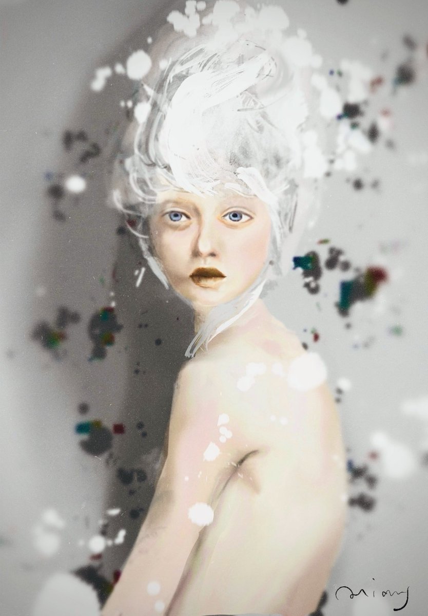 rincame1's tweet image. 今日の一枚。

金曜だ！ᐠ( ᐛ )ᐟﾜｰｲ

 #procreate
 #デジタルイラスト
 #デジタルアート